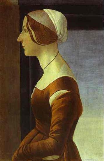 Sandro Botticelli Portrait of a Woman